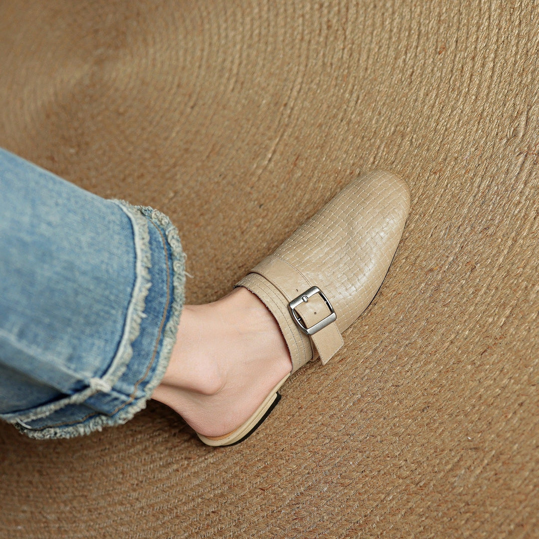 Mule aus echtem Leder Emrie