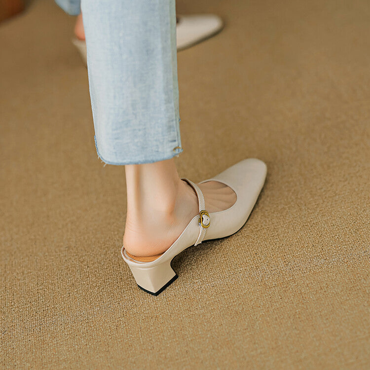 Mule aus echtem Leder Vian