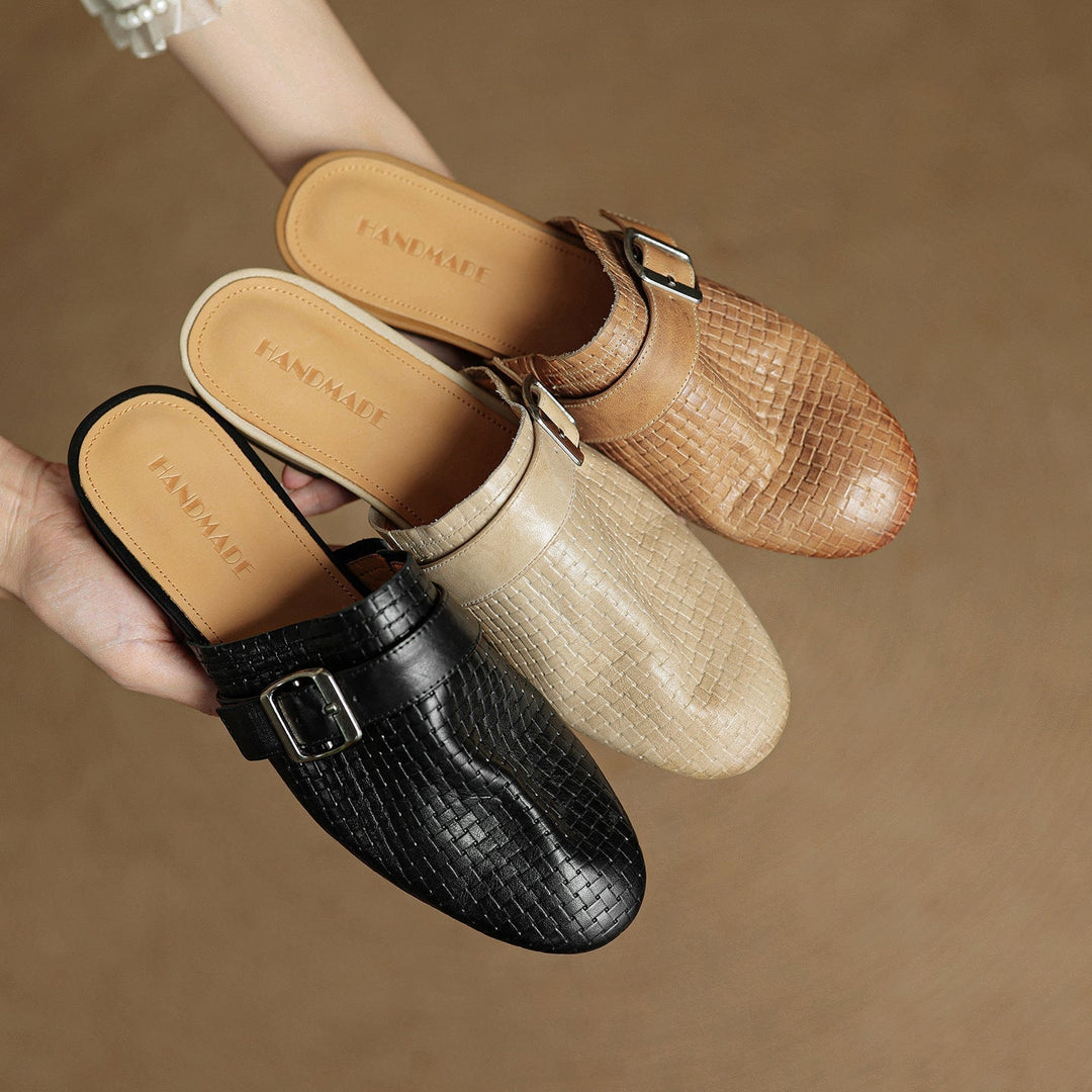 Mule aus echtem Leder Emrie