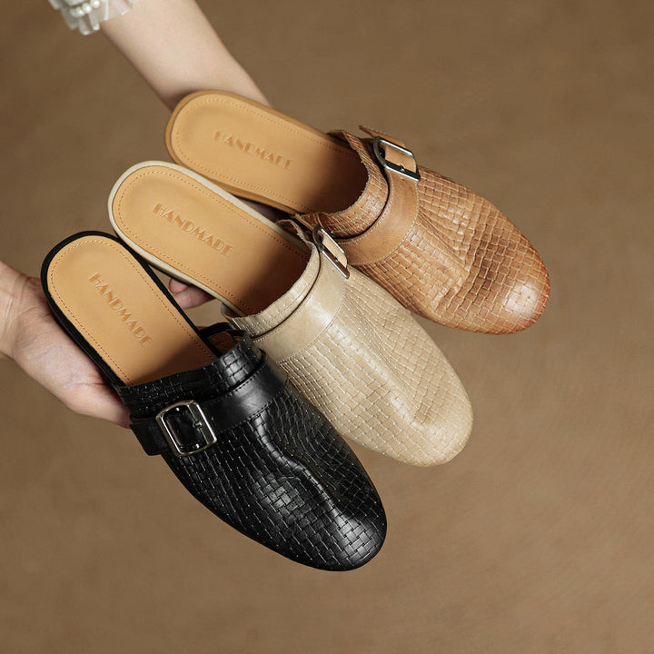 Mule aus echtem Leder Emrie