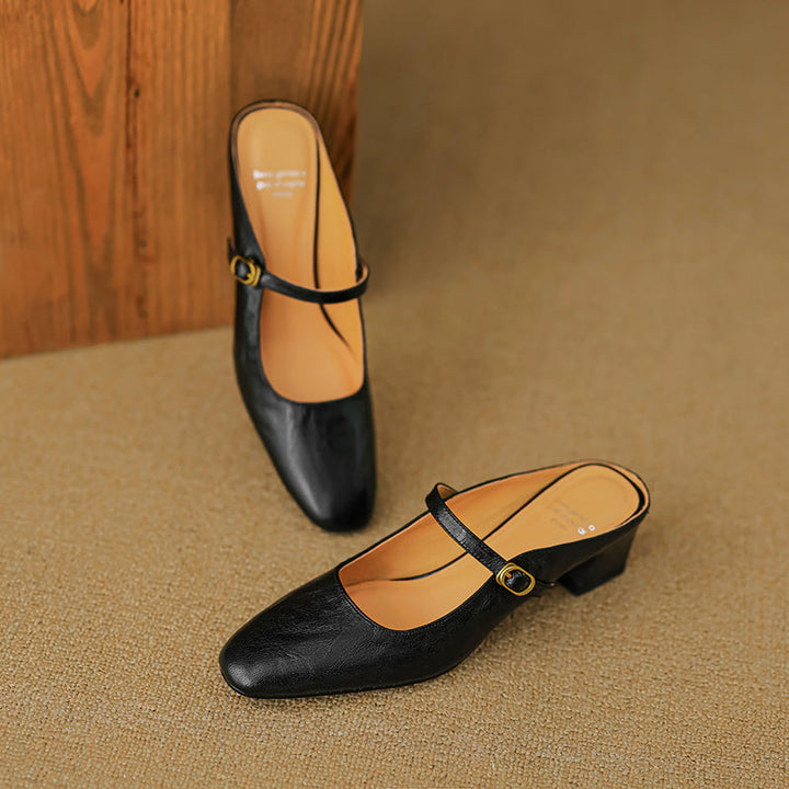 Mule aus echtem Leder Vian