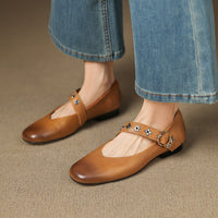 Elda Ballerine aus echtem Leder