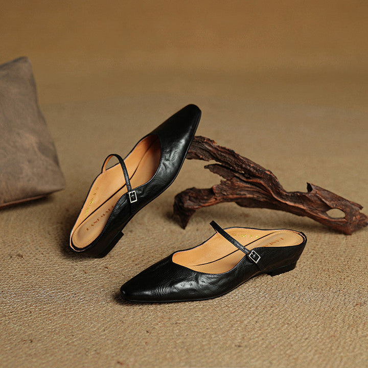 Mule aus echtem Leder Orella