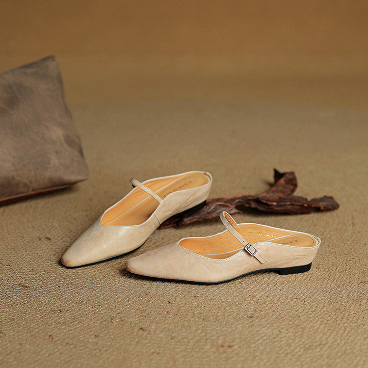 Mule aus echtem Leder Orella