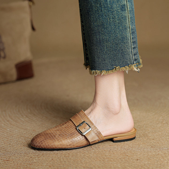 Mule aus echtem Leder Emrie