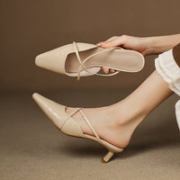 Mule aus echtem Leder Mire