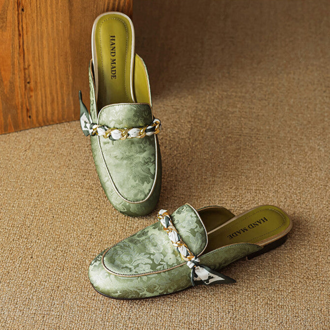 Mule aus echtem Leder Lumor