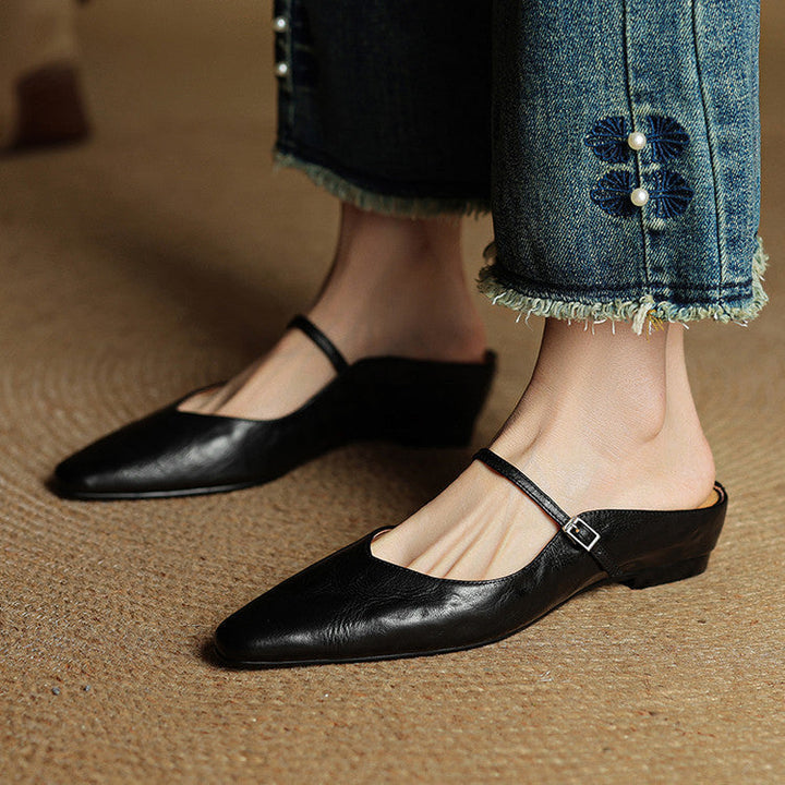 Mule aus echtem Leder Orella