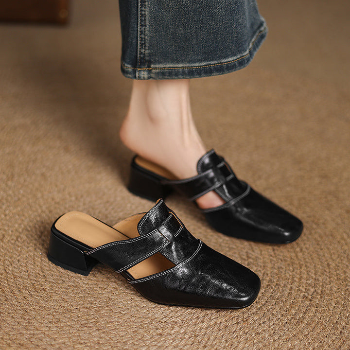 Mule aus echtem Leder Ivora