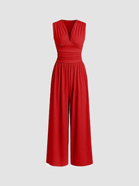 NIEDAMIRA | Gestreifter ärmelloser Jumpsuit