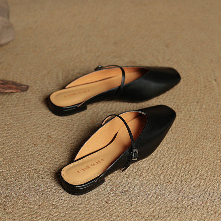 Mule aus echtem Leder Miral