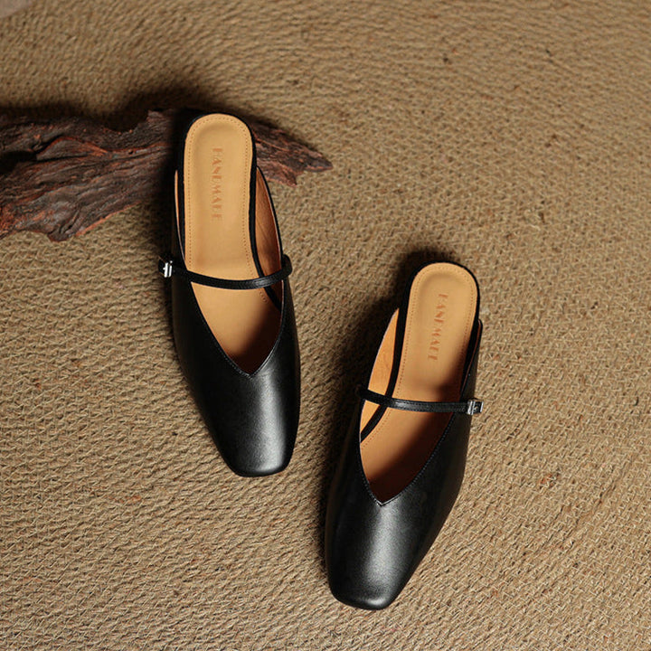 Mule aus echtem Leder Miral