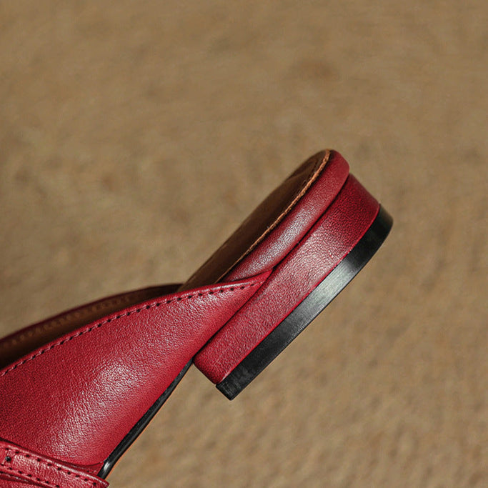 Mule aus echtem Leder Miral