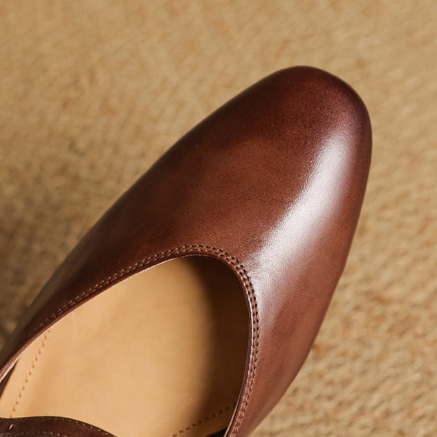 Mule aus echtem Leder Merisa