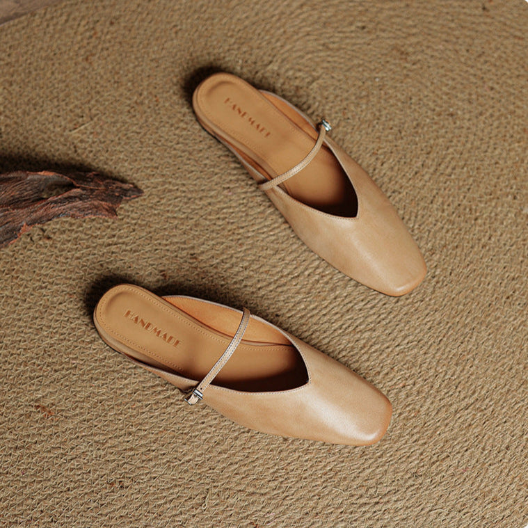 Mule aus echtem Leder Miral