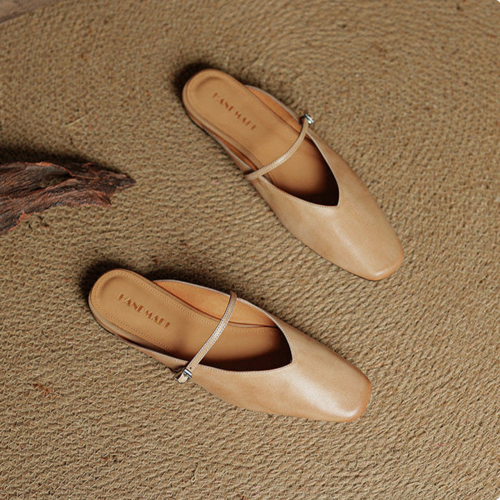 Mule aus echtem Leder Miral