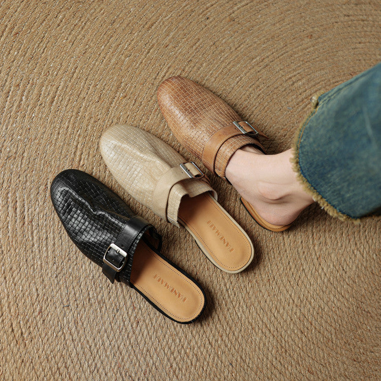 Mule aus echtem Leder Emrie