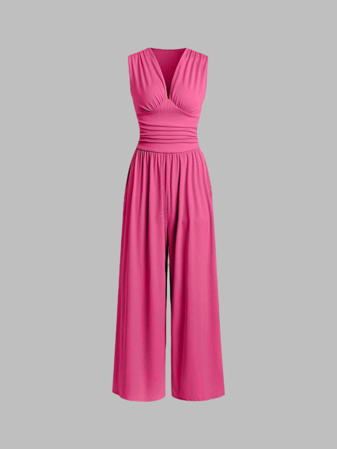 NIEDAMIRA | Gestreifter ärmelloser Jumpsuit