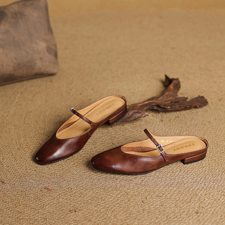Mule aus echtem Leder Merisa