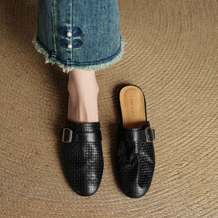 Mule aus echtem Leder Emrie
