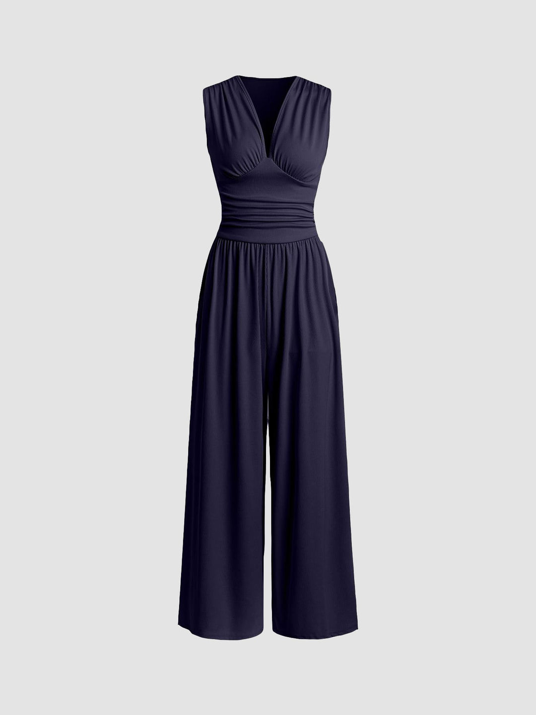 NIEDAMIRA | Gestreifter ärmelloser Jumpsuit