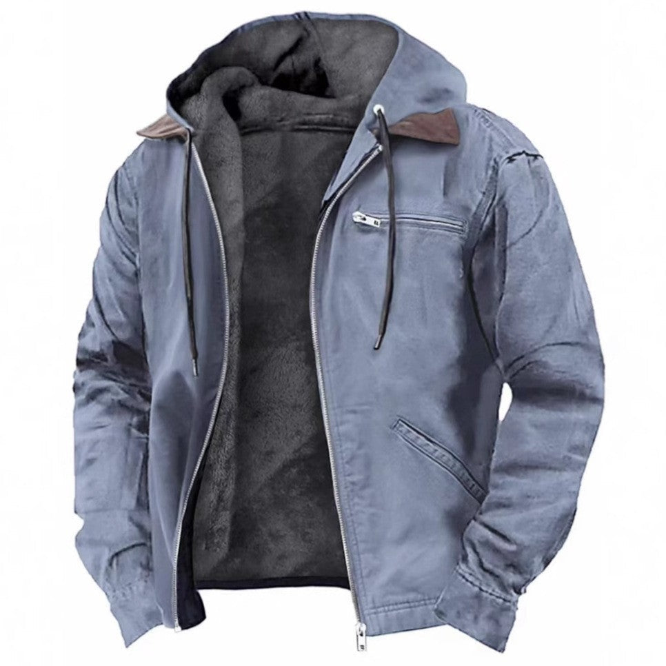 Henry™ | Warme Fleecegefütterte Vintagejacke mit Kapuze