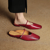 Mule aus echtem Leder Miral