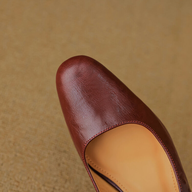 Mule aus echtem Leder Vian