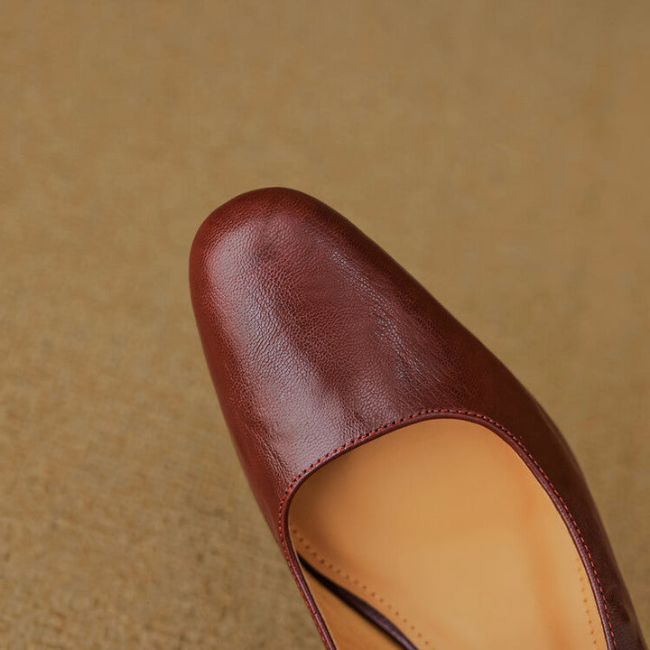 Mule aus echtem Leder Vian