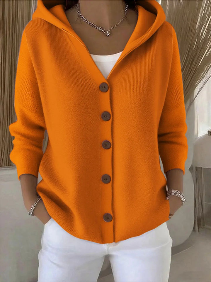 Zoé | Strickjacke mit Kapuze