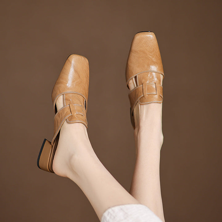 Mule aus echtem Leder Ivora