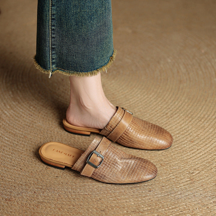 Mule aus echtem Leder Emrie