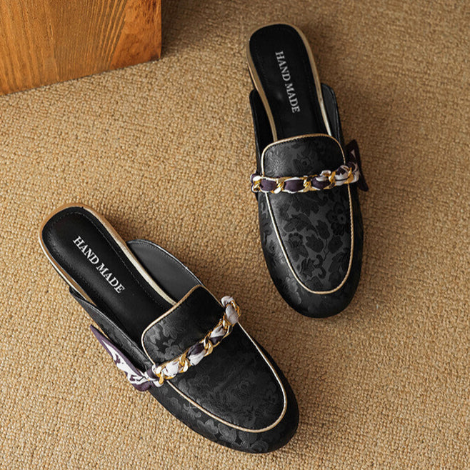 Mule aus echtem Leder Lumor