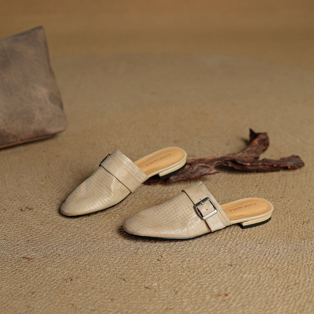 Mule aus echtem Leder Emrie