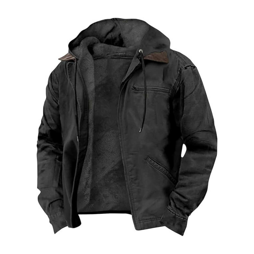Isak™ | Warme Fleecegefütterte Vintage-Jacke