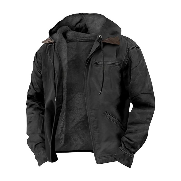 Isak™ | Warme Fleecegefütterte Vintage-Jacke