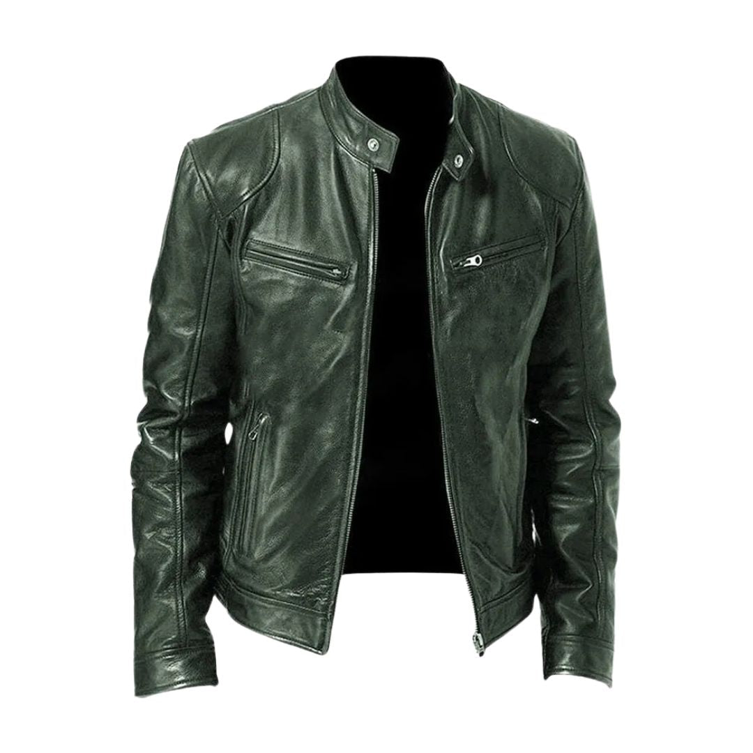 Felix™ | Lässige Lederjacke