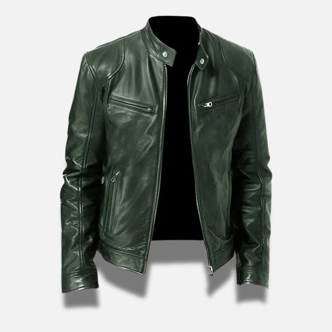 Raymond™ | Klassische Vintage Bikerjacke