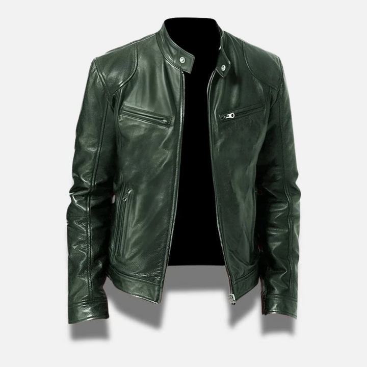 Raymond™ | Klassische Vintage Bikerjacke