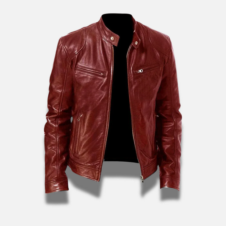 Raymond™ | Klassische Vintage Bikerjacke