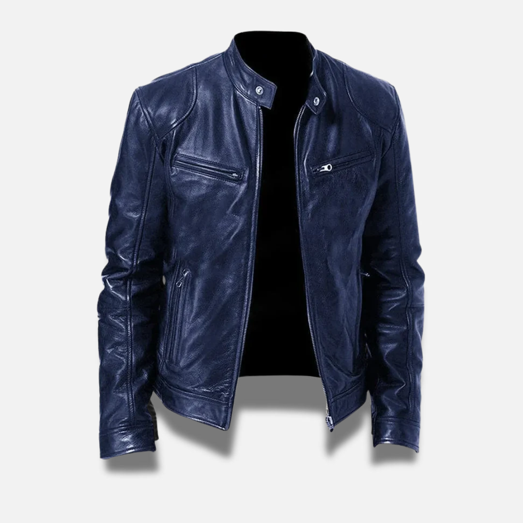 Raymond™ | Klassische Vintage Bikerjacke