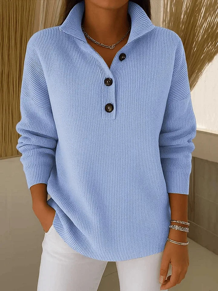 Firenze™ | V-Ausschnitt Polo Pullover