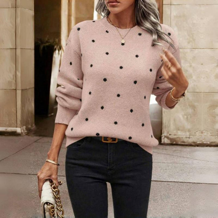 Margherita | Gemusterter Pullover mit Punkten
