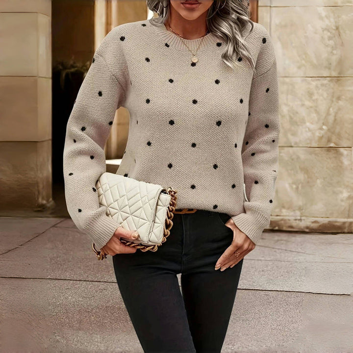 Margherita | Gemusterter Pullover mit Punkten