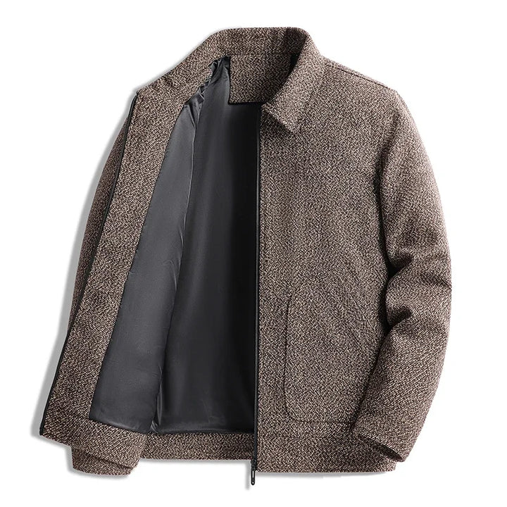 Gregory™ | Warme klassische strukturierte Zip-Jacke