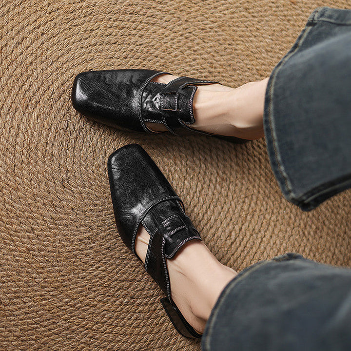 Mule aus echtem Leder Ivora