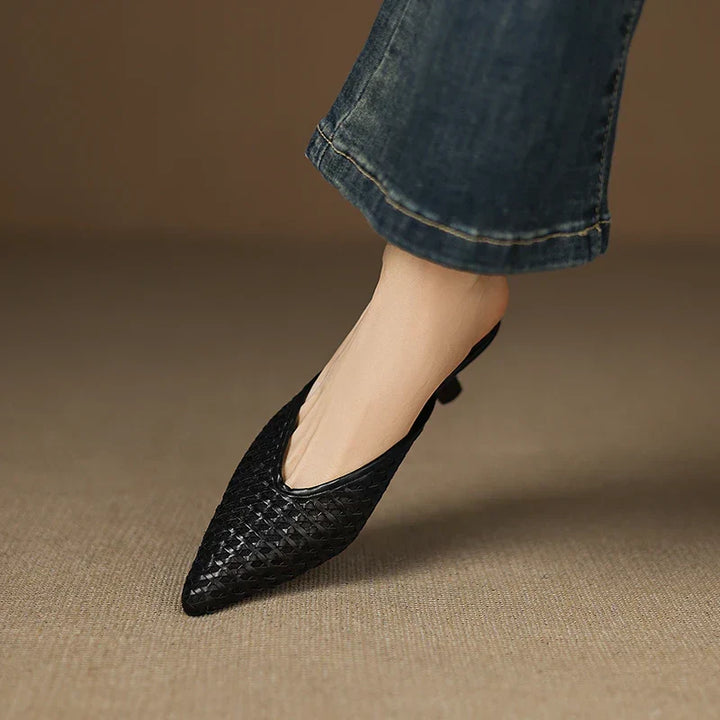 Mule aus echtem Leder Olivia