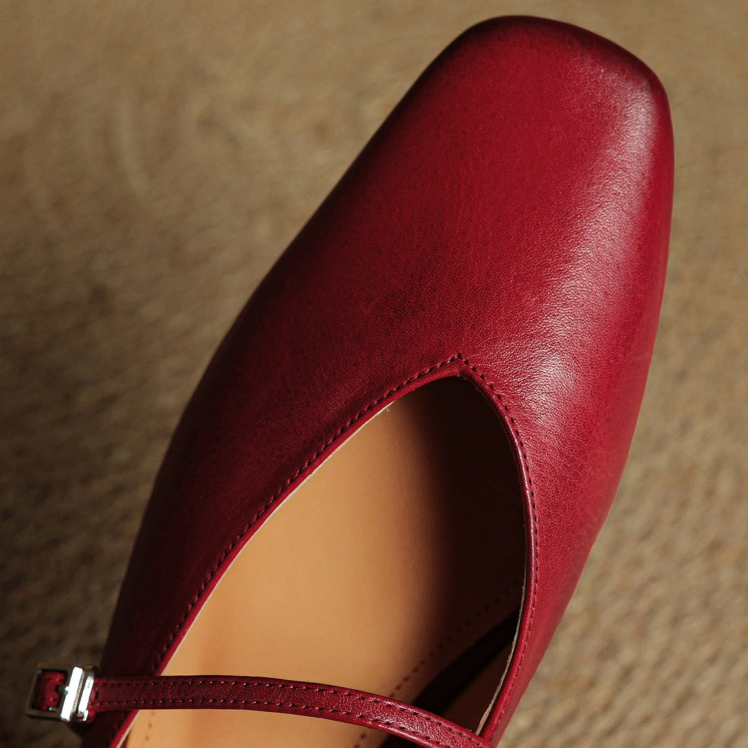 Mule aus echtem Leder Miral