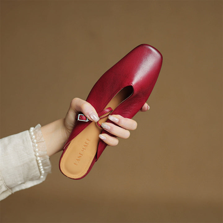 Mule aus echtem Leder Miral