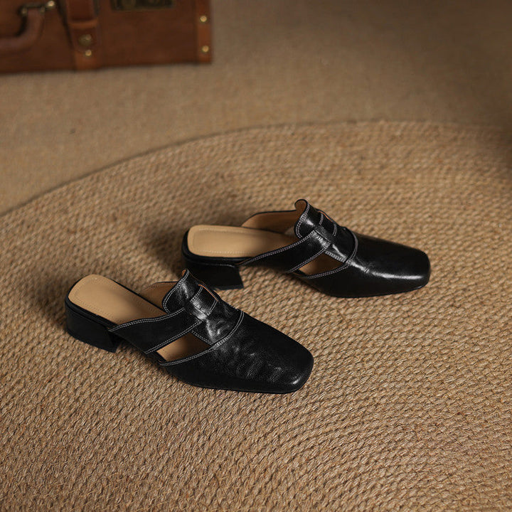 Mule aus echtem Leder Ivora